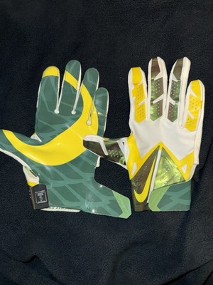 Rare 2014 Oregon Duck Vapor fly PE Team Issued Gloves Size L