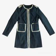Iman black zip up jacket size S