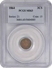 1864-P Three Cent Silver — photo from another recent sale