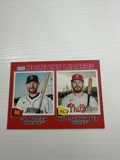 2026 Topps Heritage Red Border Home Run Leaders 🔥🔥🔥🔥