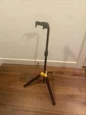 Hercules GS415BPLUS Universal Auto Grip Guitar Stand with Foldable Yoke LN