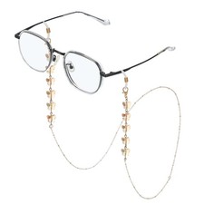 Eyeglass Chains for Women, Butterfly Eyeglass Holder Chains for Glass, Yellow