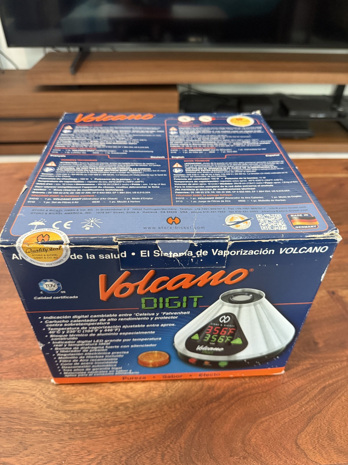Storz & Bickel Volcano Digit Desktop Electric Aromatherapy Diffuser Pre-Owned