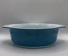 Vintage Pyrex Oval Turquoise Casserole 1 ½ Qt Dish 1960s Mid Century