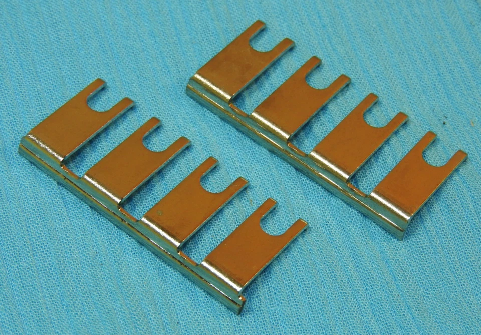 Set of 2 - Kulka 601RJS-4, KULKA Terminal Strip 4 Pin Jumper - New Foto 3 de 4