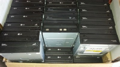 Lot of 5 Desktop computer DVD-RW Burner Rewriter black-- Sata