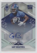 2021 Panini Phoenix Rookie Silver Auto Gary Brightwell #188 Auto 14tz