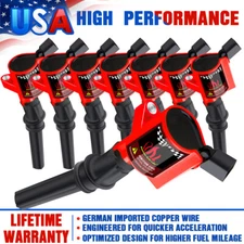 Ignition Coils 8Pcs For Ford Mercury Grand Marquis 4.6/5.4L/6.8L DG508 2001-2004