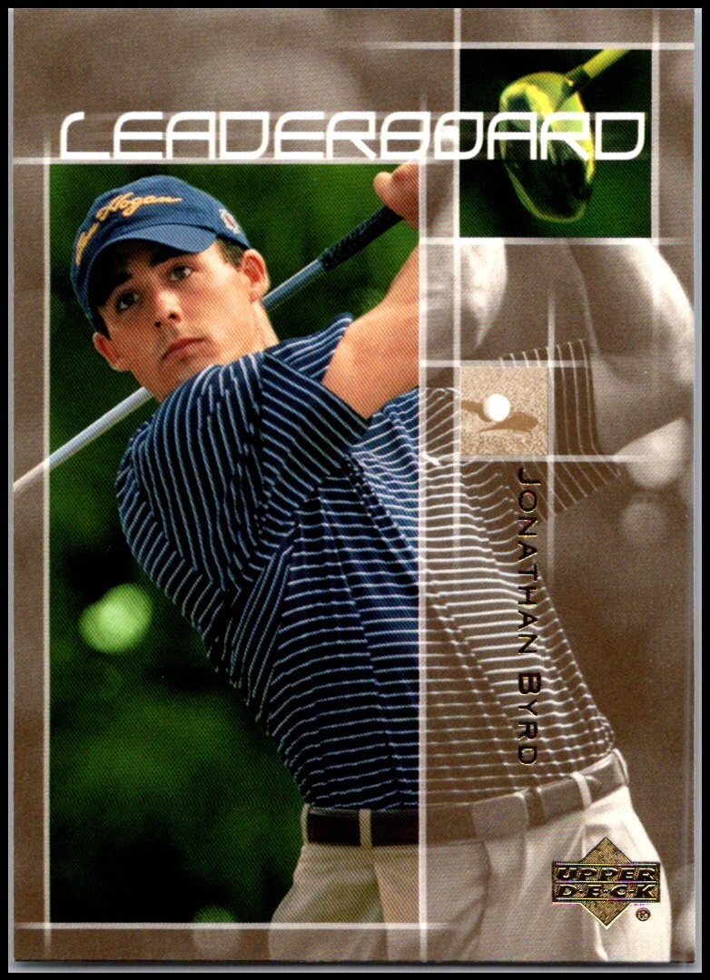 2003 UD Upper Deck Golf #69 Jonathan Byrd - Leaderboard FREE SHIPPING!