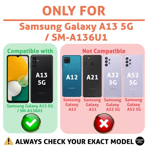 Slim Case for Samsung Galaxy A13 5G, But First Coffee Print, Glass Protector - Picture 2 of 7