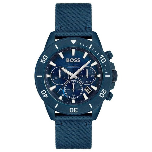 Hugo Boss Herrenuhr Admiral Solar Movement navy blau 1513919 NEU ungetragen - Bild 3 von 7