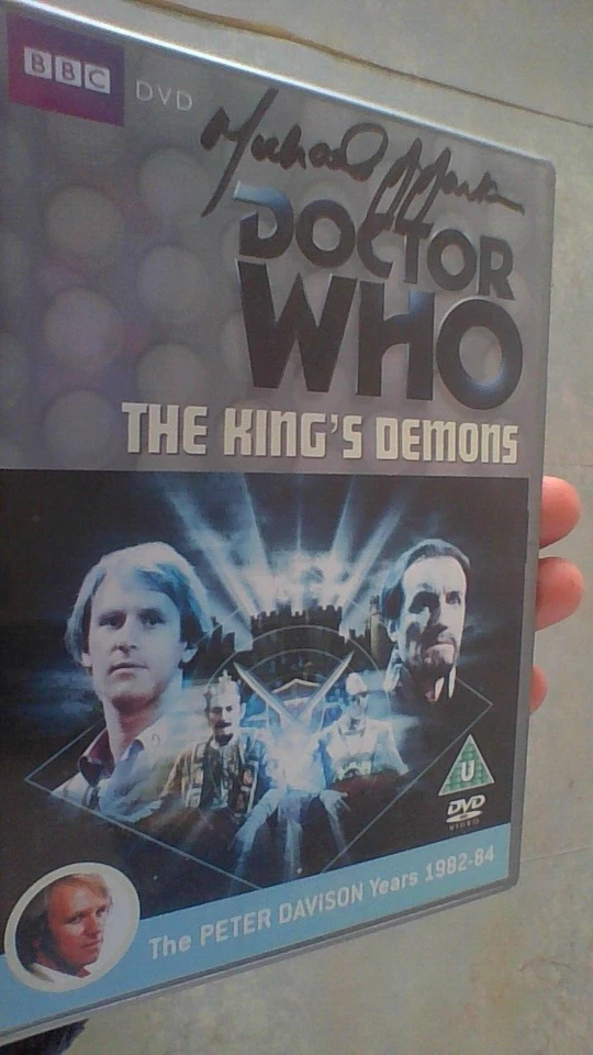 Doctor Who - The Kings Demons (DVD) signed autograph MICHAEL J JACKSON De Lacey - Image 3 of 4