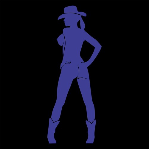 SEXY SILHOUETTE #3 Pin Up Girl Window WALL Decal * Vinyl Car Sticker - Picture 11 of 15