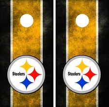 Pittsburgh Steelers Cornhole Board Decal Wrap Wraps
