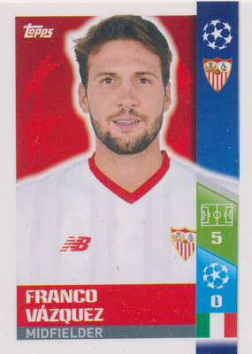 Champions League 17/18 - Sticker 430 - Franco Vazquez - Play-Off Qhalifying Team