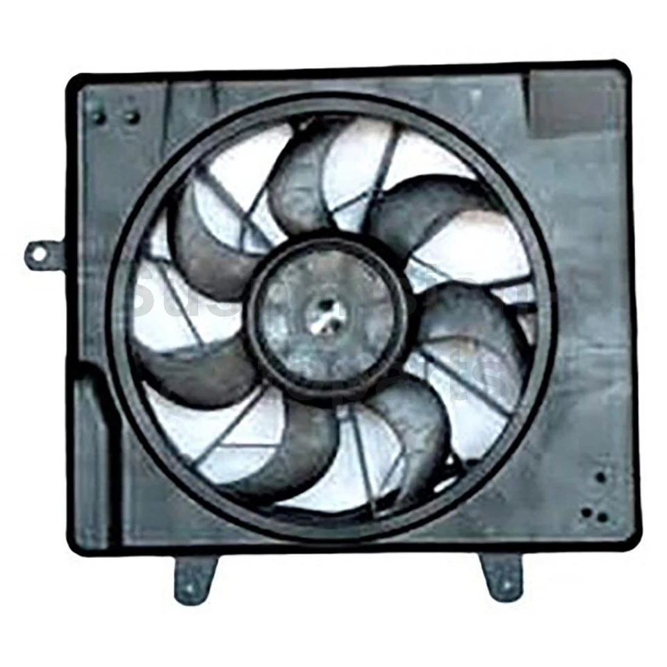 Ventilador de radiador y condensador doble TYC para Chrysler PT Cruiser 2006 2007 2008 Foto 2 de 3