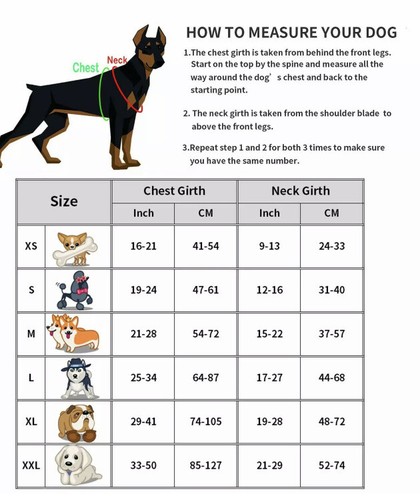 Service Dog Vest Jacket For Training Reflective Harness W/ Handle XXL - Picture 4 of 4