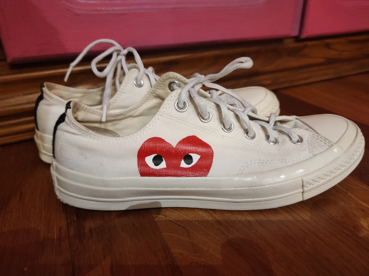 Converse Chuck All-Star Ox Comme des Garcons PLAY Size 8 150207C CDG | eBay