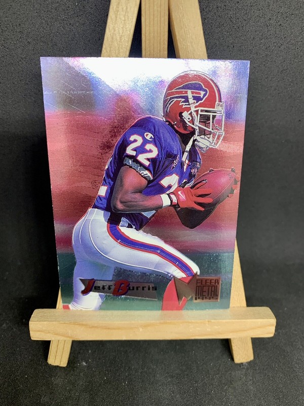 1995 Fleer Metal Football Jeff Burris #16