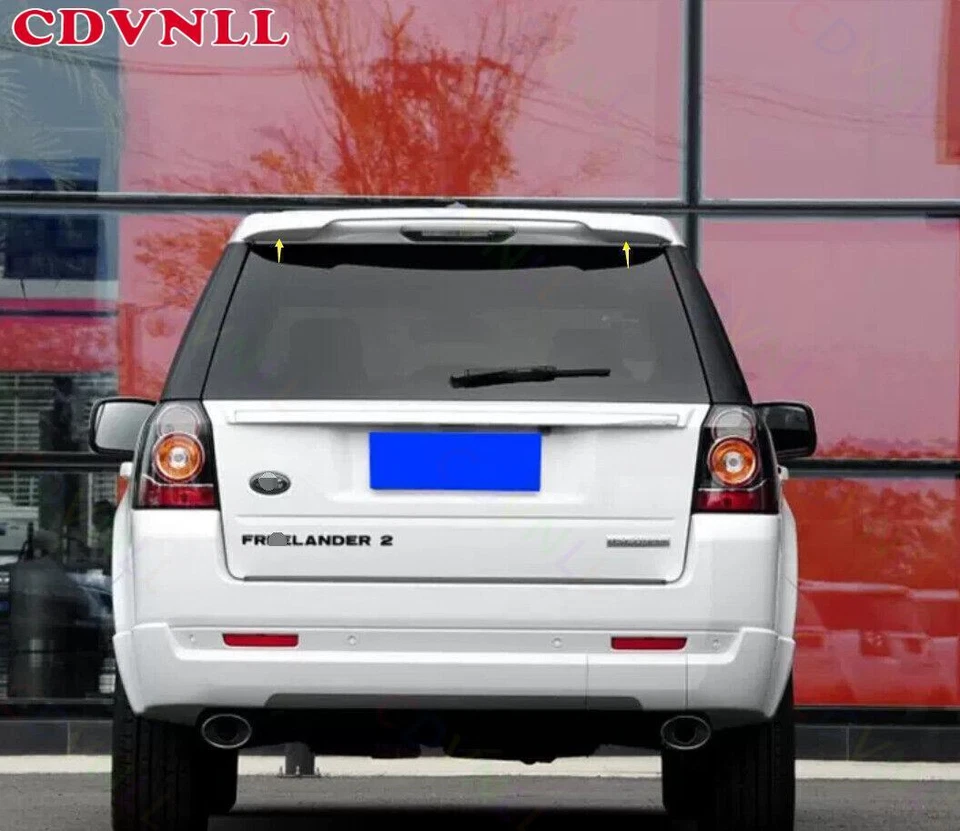 Alerón trasero blanco brillante para LR Freelander 2 LR2 2008-2015 alerón labio tira Foto 3 de 4