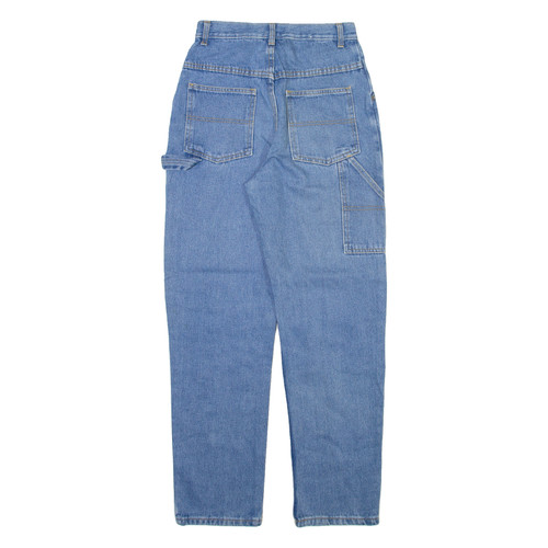 ROUTE 66 Carpenter Girls Jeans Blue Relaxed Tapered W24 L28 - Picture 3 of 6