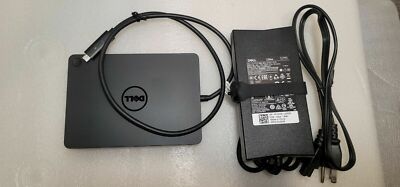 Dell Genuine Docking Station WD15 USB Type-C K17A  - with 130W AC Adapter