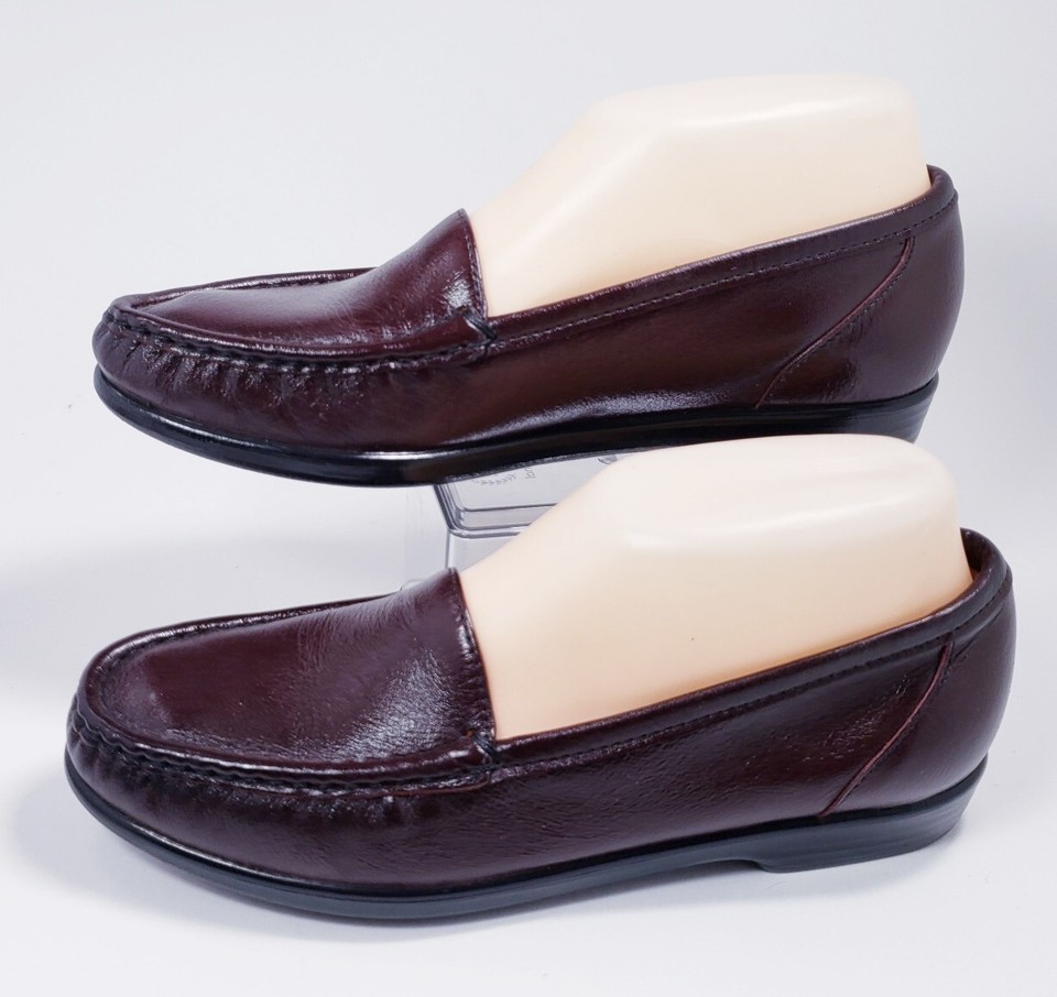 SAS Tripad Comfort Simplify ANTIQUE WINE Leather SlipOn Loafer Shoe
