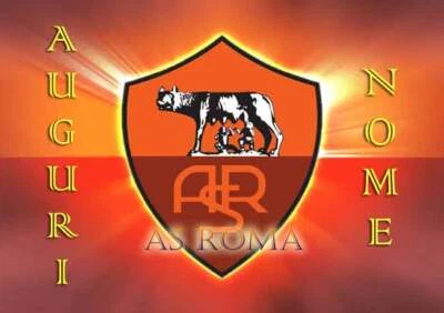 MODECOR Cialda Calcio ROMA squadra serie A Decorazione Torta Ostia Zucchero