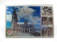 KöLn Cologne Dom Kathedrale Germany Souvenir Magnet Laser 8 Cm Neu (106)