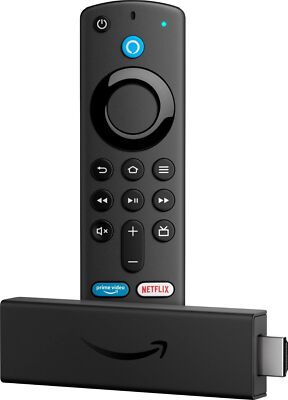 Amazon Fire 4K HDR Streaming Media Player - Black (B08XVYZ1Y5)