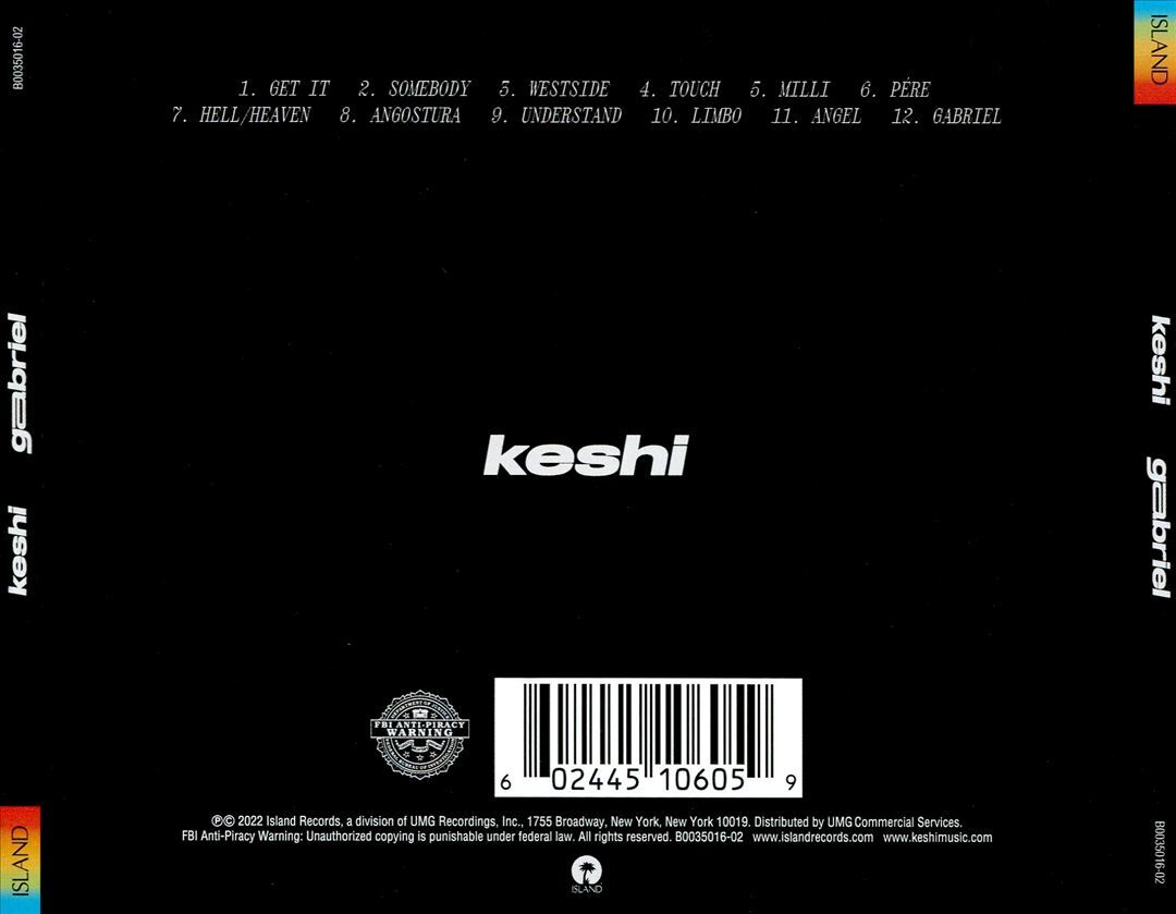 KESHI GABRIEL NEW CD 602445106059| eBay KESHI GABRIEL NEW CD 602445106059| eBay