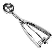 Small Cookie Scoop 1 tablespoon/ 15 ml 1 13/32 inches / 36 mm Ball 18/8 Stain...