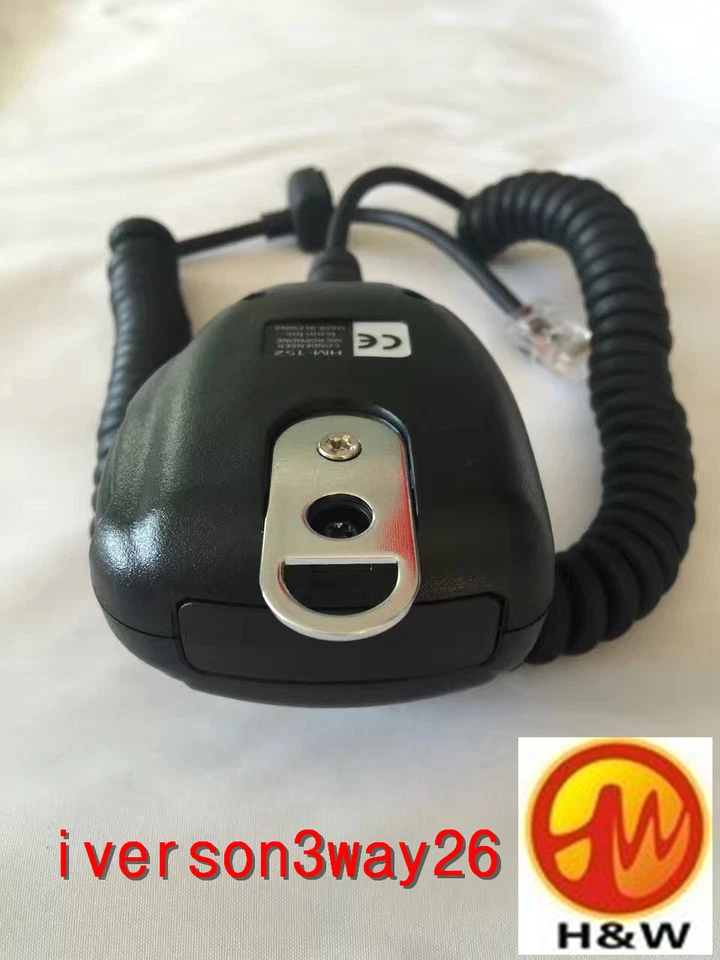 Icom HM152 Hand Microphone Mobile  A110 F221 F5011 F6011 F6021 F6121 F6061 F2721 - Image 3 of 4