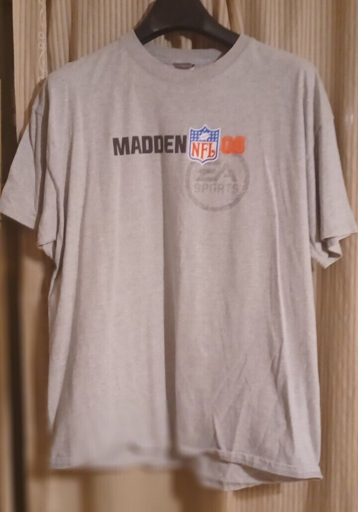 Vintage Madden 08 EA Sports Video Game Promo T-Shirt Xtra Large