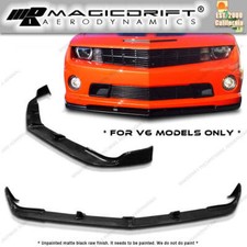 For 10-13 Chevy Camaro V6 Lt Ls Street Style Urethane Front Bumper Lip Spoiler
