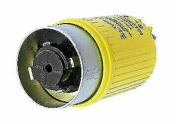 Hubbell HBL26419 600V 3 Pole Power Plug - Yellow