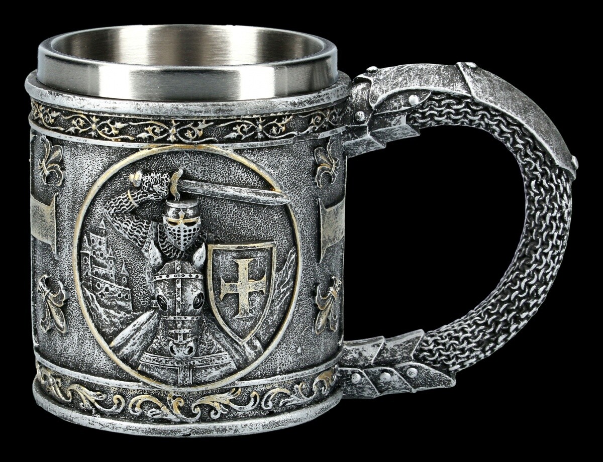 Knight Jug - Crusader on Horse - Nemesis Now Fantasy Beer Stein Drinking Cup