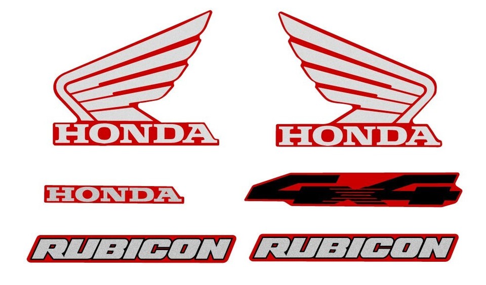 Honda Foreman Rubicon Decal Kit Sticker Mark Emblem 2005 2006 2007 2008 ...