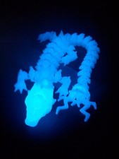 Gelenkiger Sturmdrache 3D gedrucktes Zappelspielzeug 41 cm Flexi Glow In The Dark