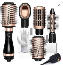 SKIMI Hair Dryer Brush, Blow Dryer Brush with Tool Set for Straightening/Drying/