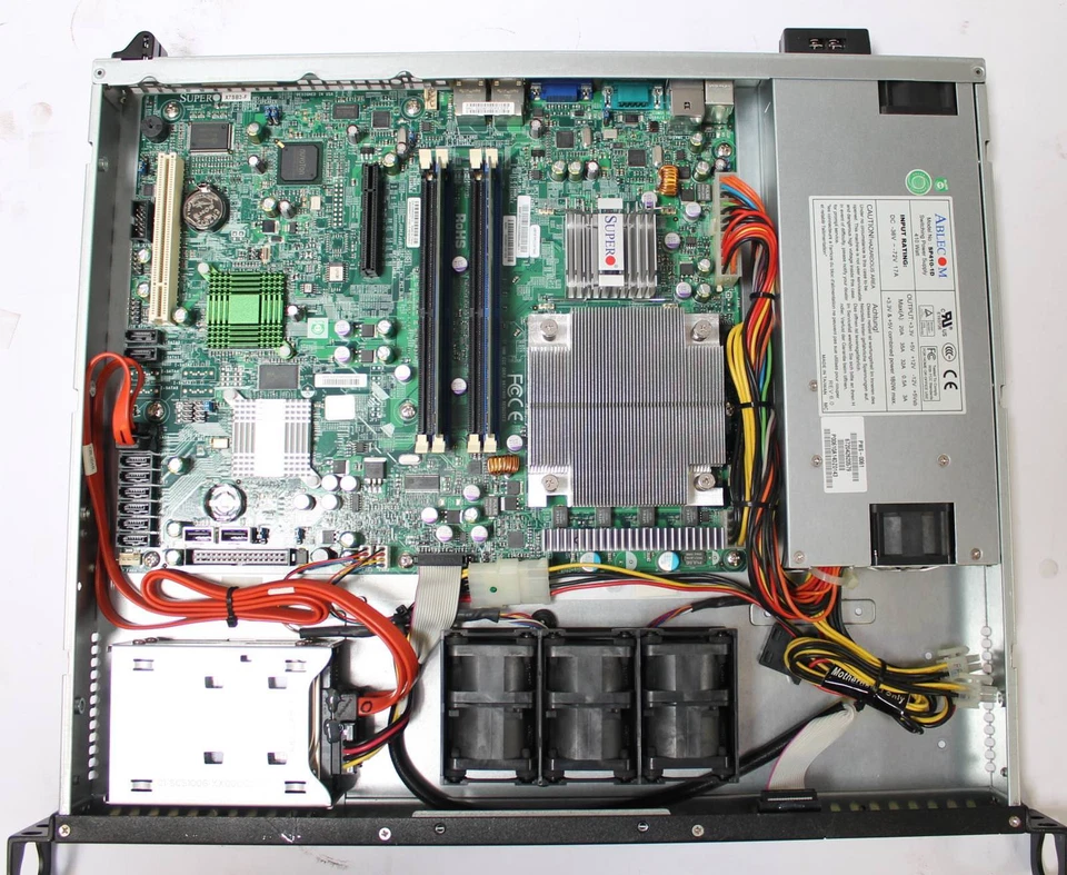 Supermicro 1U Server Intel E5300 2GB RAM 2x 160GB HDD with 410W DC Power Supply - Image 2 of 4