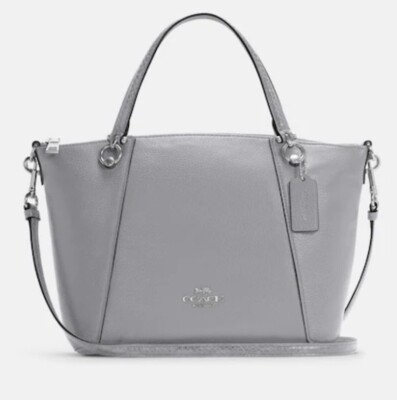 COACH グレー　カーキ　 ポーチ ケース付き　CAH95 COACH グレー カーキ ポーチ ケース付き CAH95 公式】COACH – コーチ