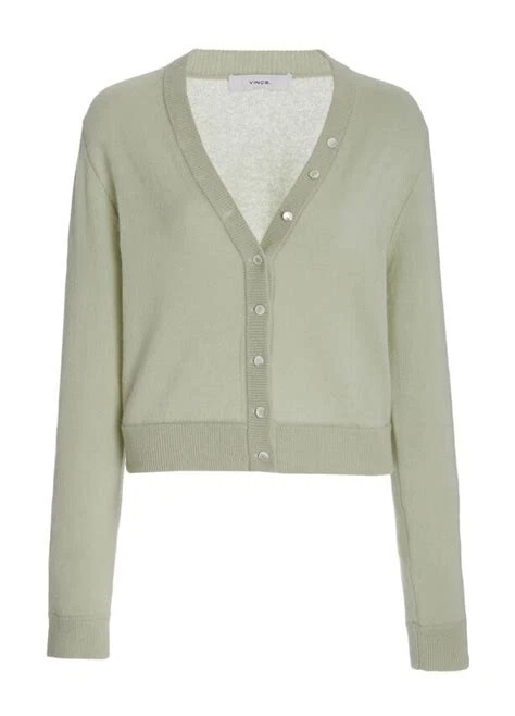 Vince Cashmere Light Green Buttoned Neckline V-neck Cardigan XL;NWT$375 |  eBay