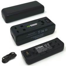 Wasabi Power Battery 2-Pack and Dual USB Charger for Insta360 ONE R and