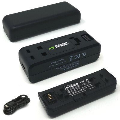 Wasabi Power Battery (2-Pack) and Dual USB Charger for Insta360 ONE R and