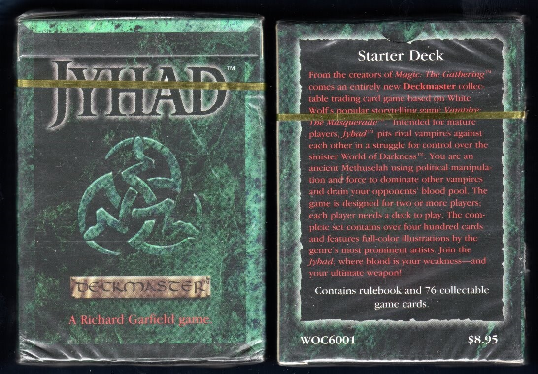 Jyhad (Later Vampire the Eternal Struggle) Sealed Starter Deck | eBay