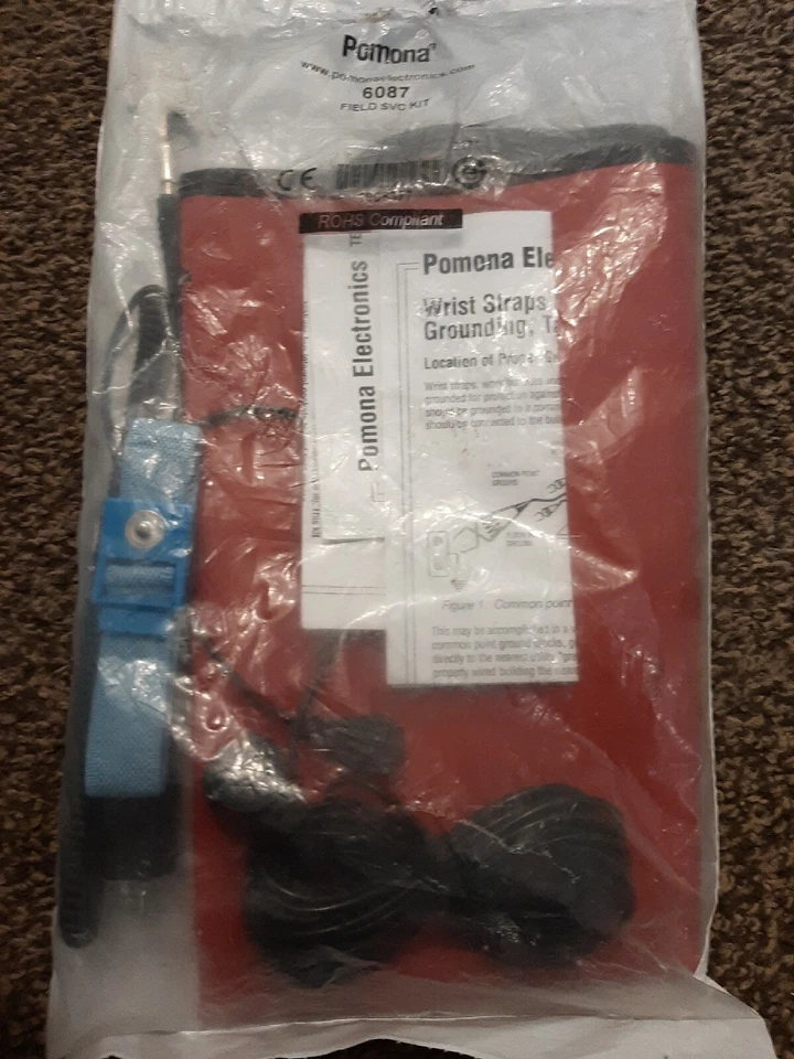 Kit de serviço de campo genuíno para trabalho sensível estático VERMELHO - POMONA 6087 - Imagem 3 de 3