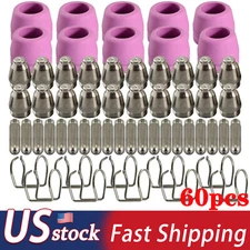 60 pcs Plasma Cutter Torch Consumables Kit for SG-55, AG-60, WSD-60 CUT50 60Amp