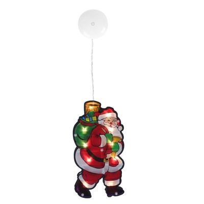  Weihnachtsbeleuchtung Weihnachtsmann Nachtlichter Weihnachtsfensterlicht