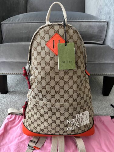 Gucci X The North Face Monogram Backpack New with Tags - Picture 2 of 18